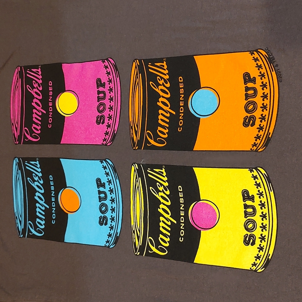 Andy Warhol shirt Campbell's soup